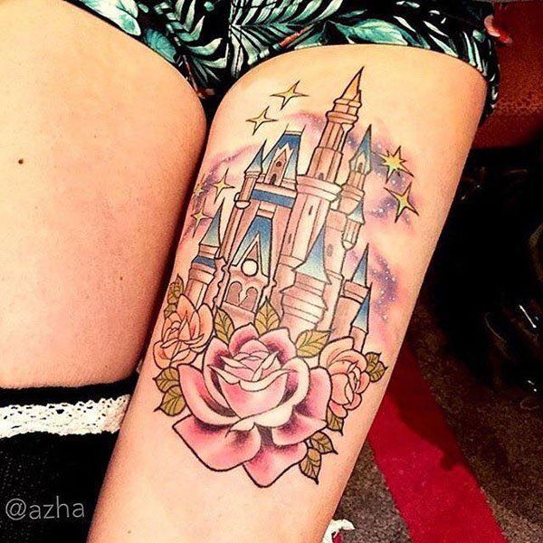 Simple Small Beauty And The Beast Tattoo Designs Ideas (117)