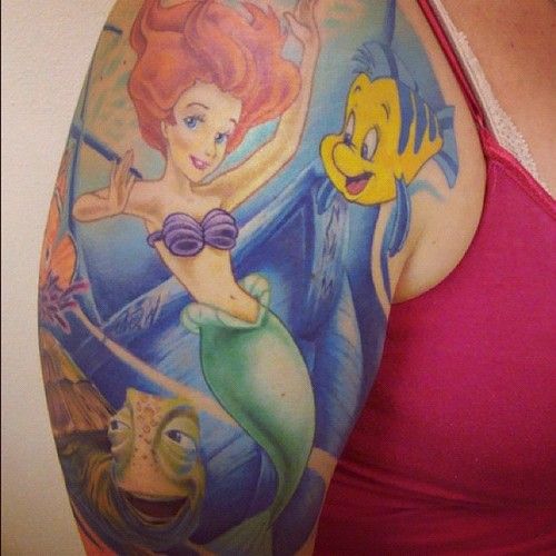 Simple Small Beauty And The Beast Tattoo Designs Ideas (135)