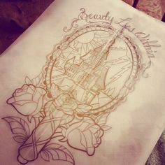 Simple Small Beauty And The Beast Tattoo Designs Ideas (168)