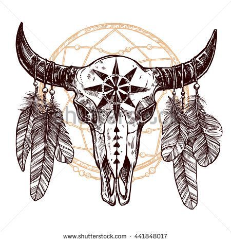 Small Simple Bull Tattoo Designs (28)