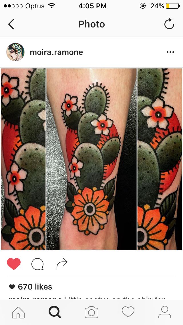 Small Simple Cactus Tattoo Designs (121)