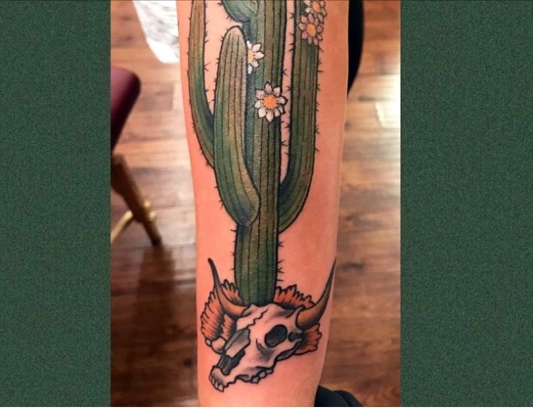 Small Simple Cactus Tattoo Designs (147)