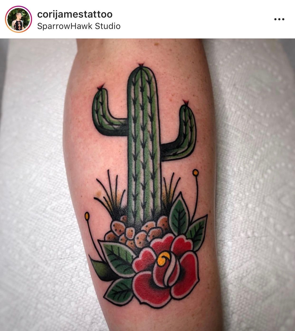 Small Simple Cactus Tattoo Designs (148)