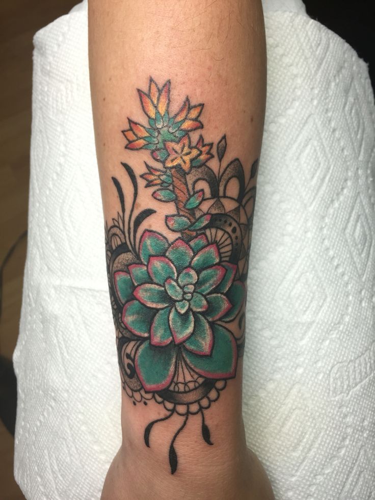 Small Simple Cactus Tattoo Designs (175)