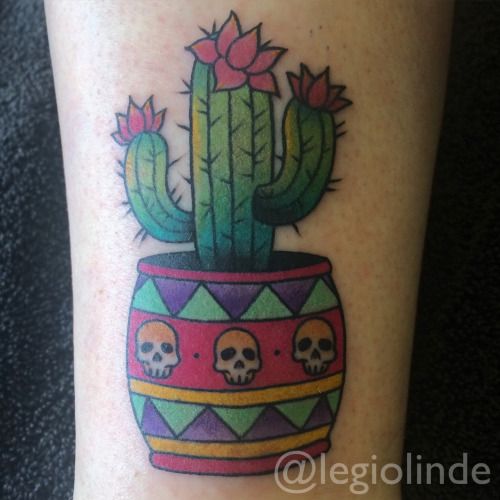 Small Simple Cactus Tattoo Designs (18)