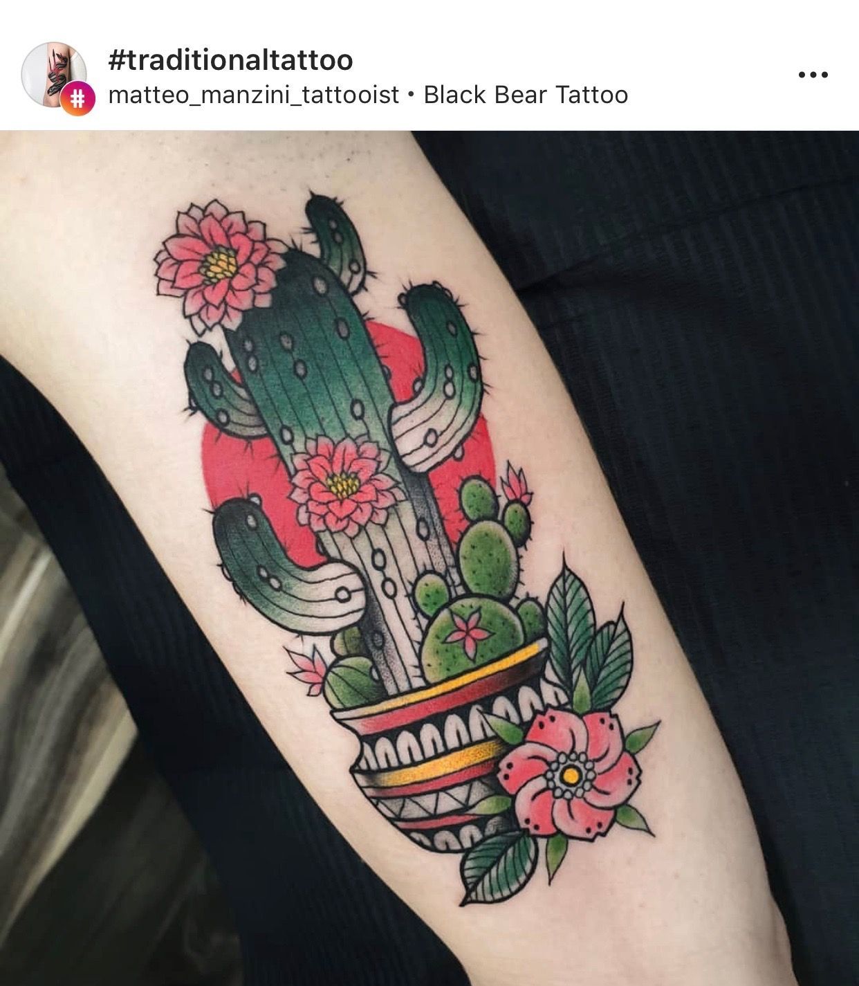 Small Simple Cactus Tattoo Designs (188)