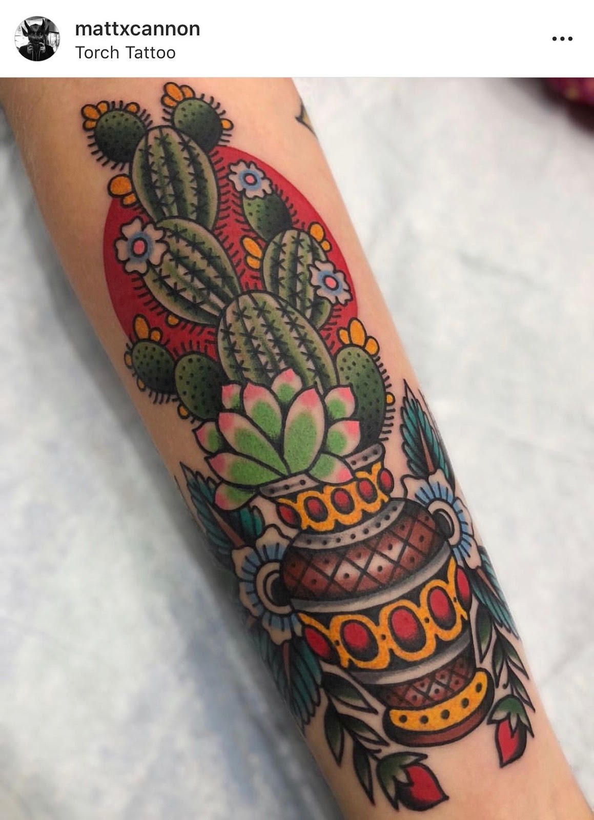 Small Simple Cactus Tattoo Designs (194)