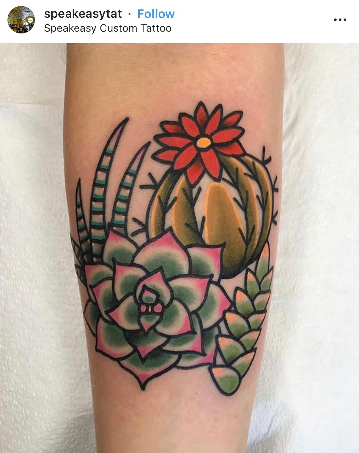 Small Simple Cactus Tattoo Designs (197)