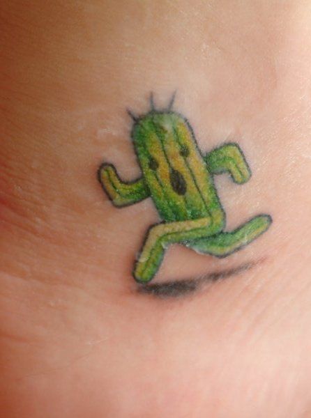 Small Simple Cactus Tattoo Designs (205)
