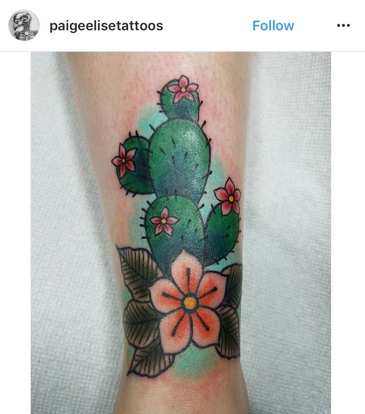 Small Simple Cactus Tattoo Designs (207)
