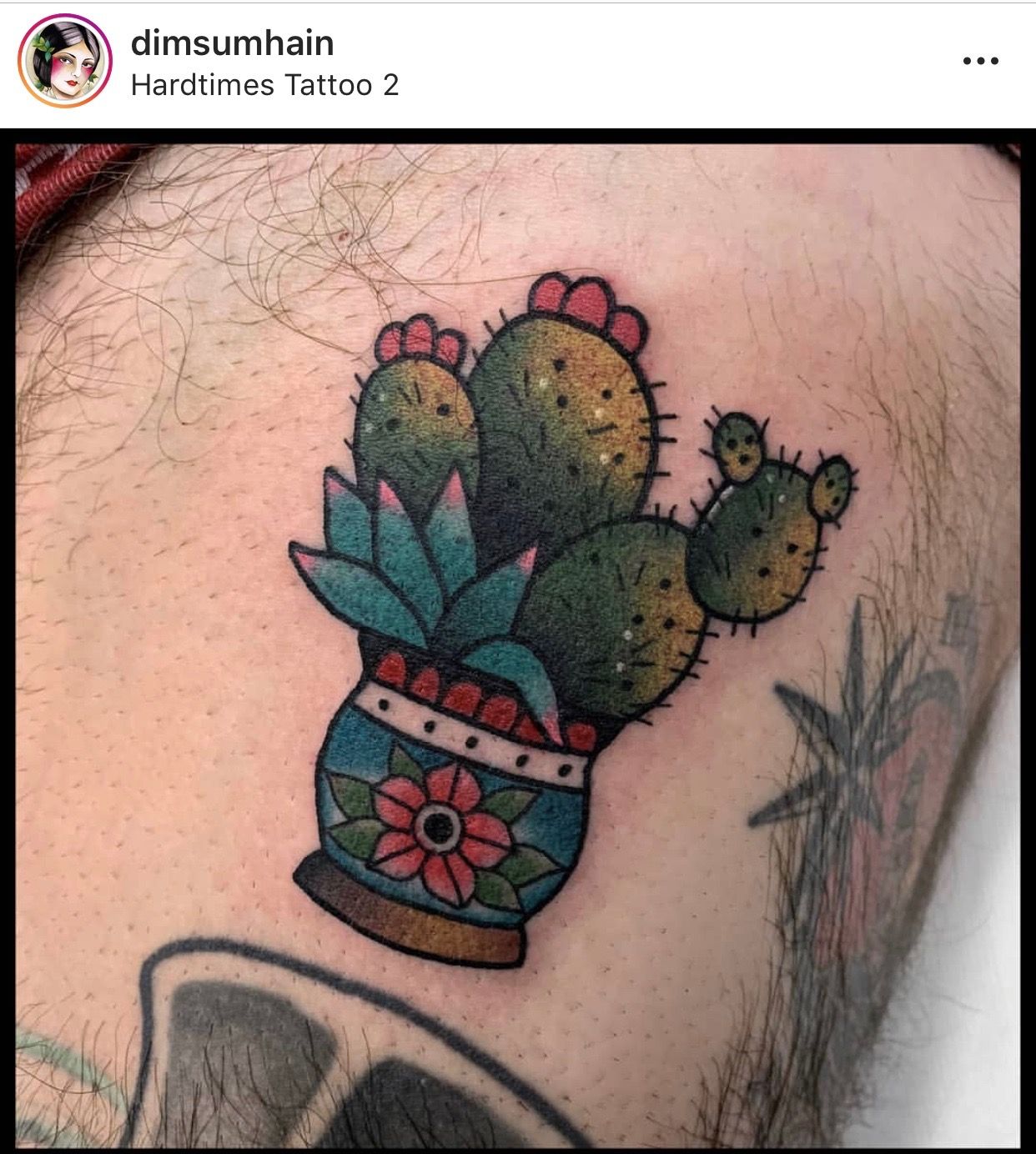 Small Simple Cactus Tattoo Designs (219)