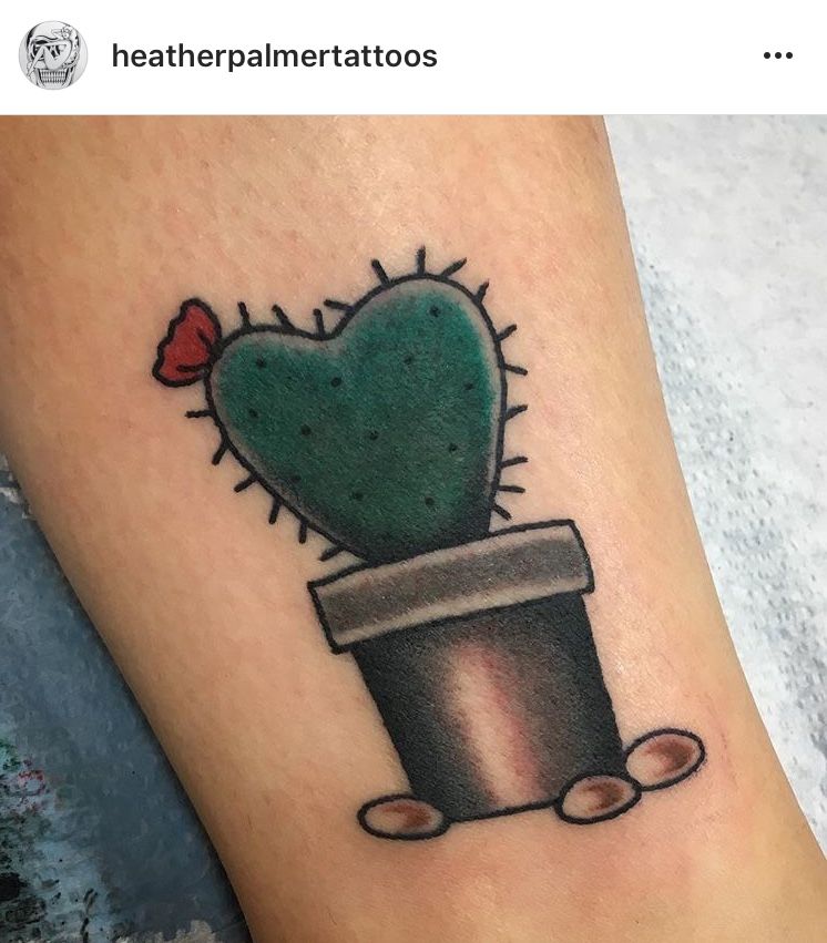 Small Simple Cactus Tattoo Designs (22)
