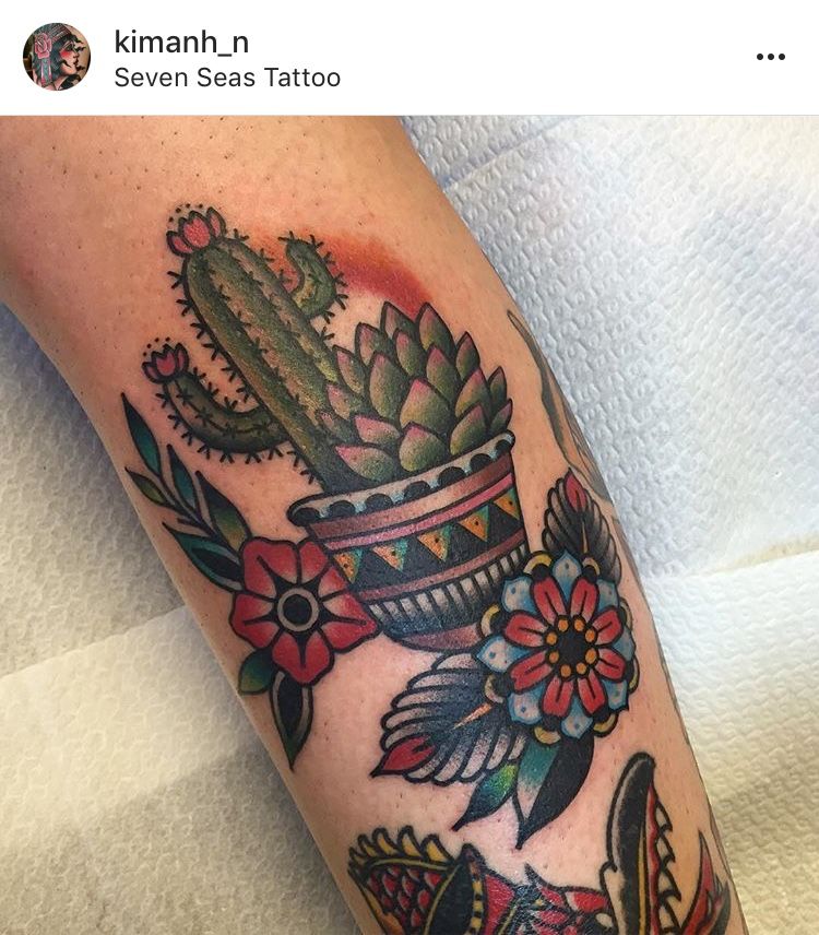 Small Simple Cactus Tattoo Designs (30)