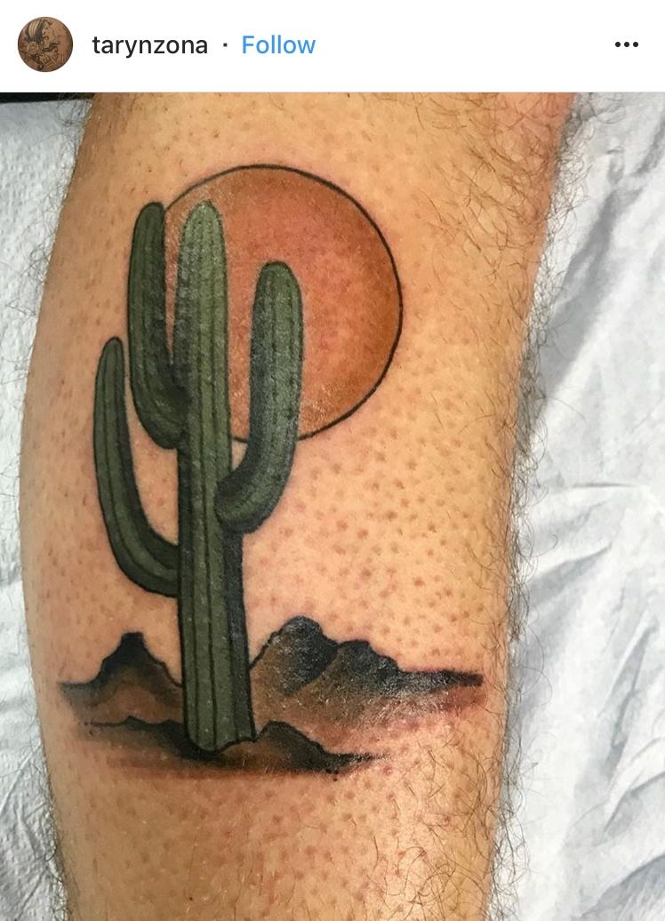 Small Simple Cactus Tattoo Designs (54)