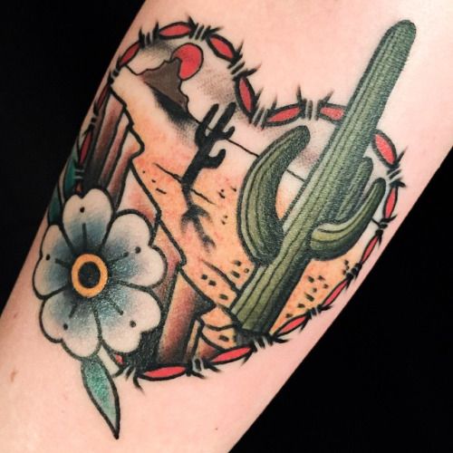 Small Simple Cactus Tattoo Designs (59)