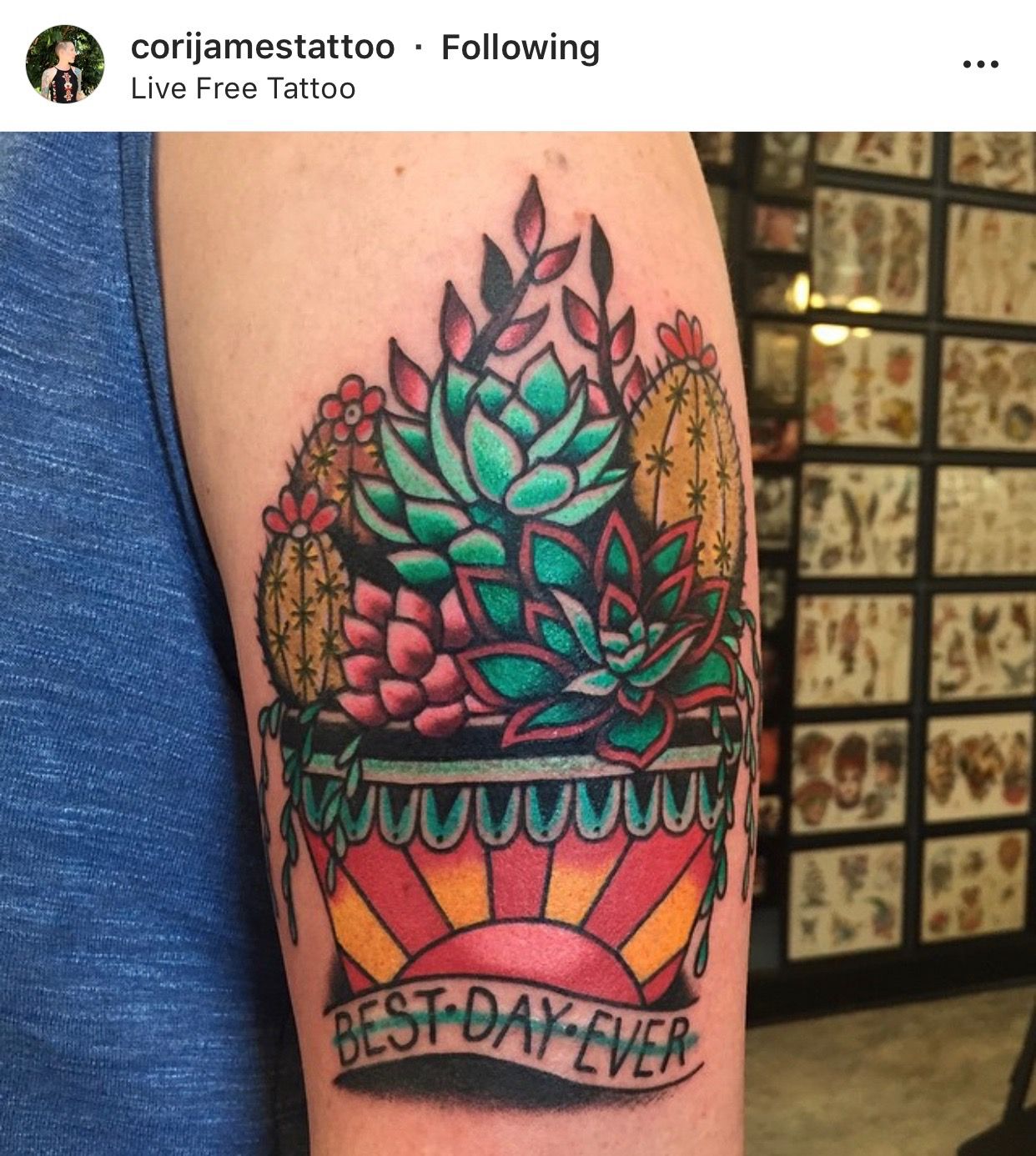 Small Simple Cactus Tattoo Designs (65)