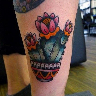 Small Simple Cactus Tattoo Designs (66)