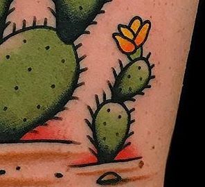 Small Simple Cactus Tattoo Designs (73)