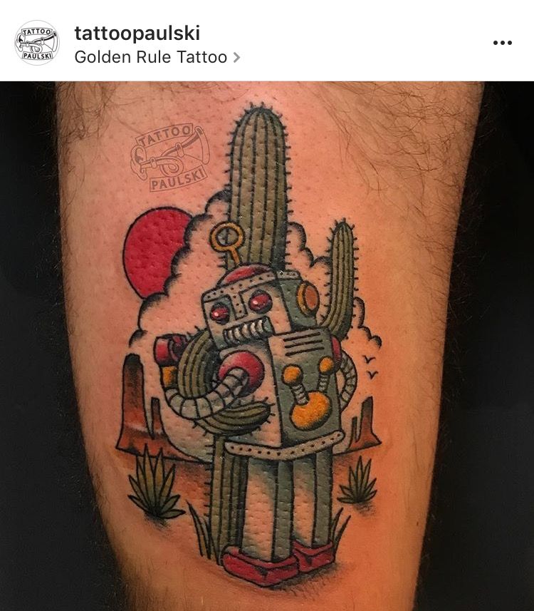 Small Simple Cactus Tattoo Designs (8)