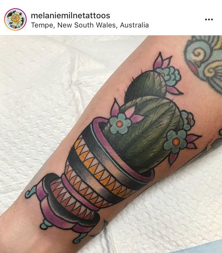 Small Simple Cactus Tattoo Designs (97)