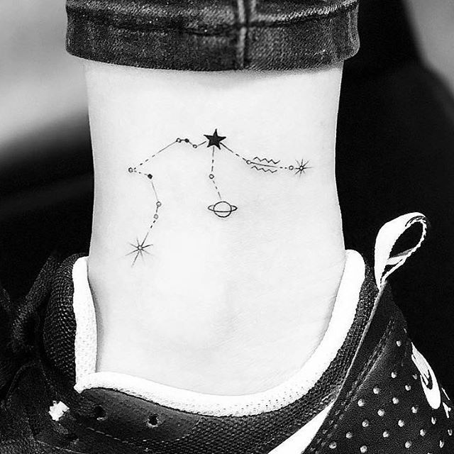 50 Best Aquarius Tattoos Designs And Ideas With Meanings  Aquarius tattoo Aquarius  constellation tattoo Constellation tattoos