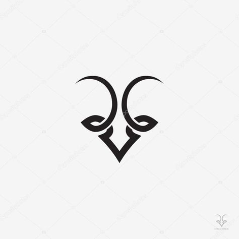 Aries Zodiac Symbol Tattoos (116)