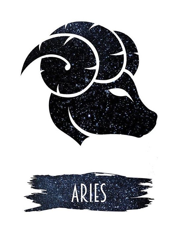 Aries Zodiac Symbol Tattoos (156)
