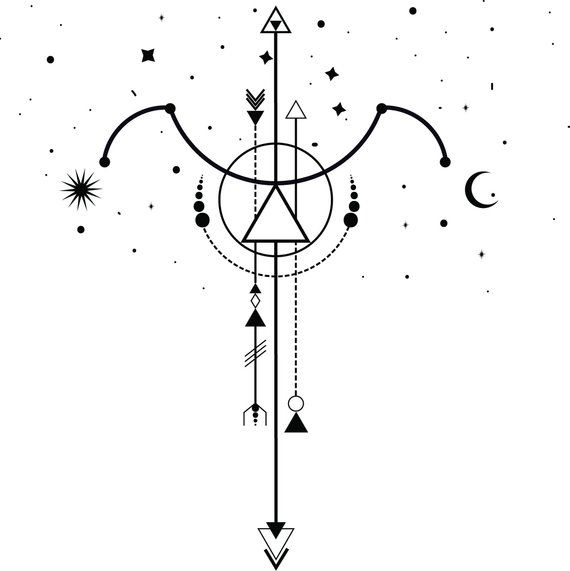 Aries Zodiac Symbol Tattoos (161)