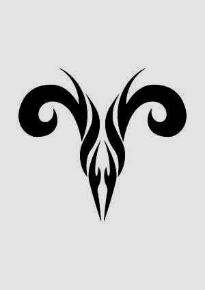 Aries Zodiac Symbol Tattoos (34)