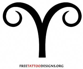 Aries Zodiac Symbol Tattoos (37)