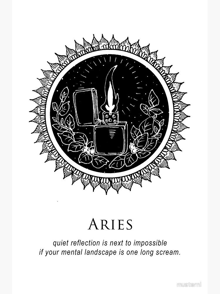 Aries Zodiac Symbol Tattoos (63)