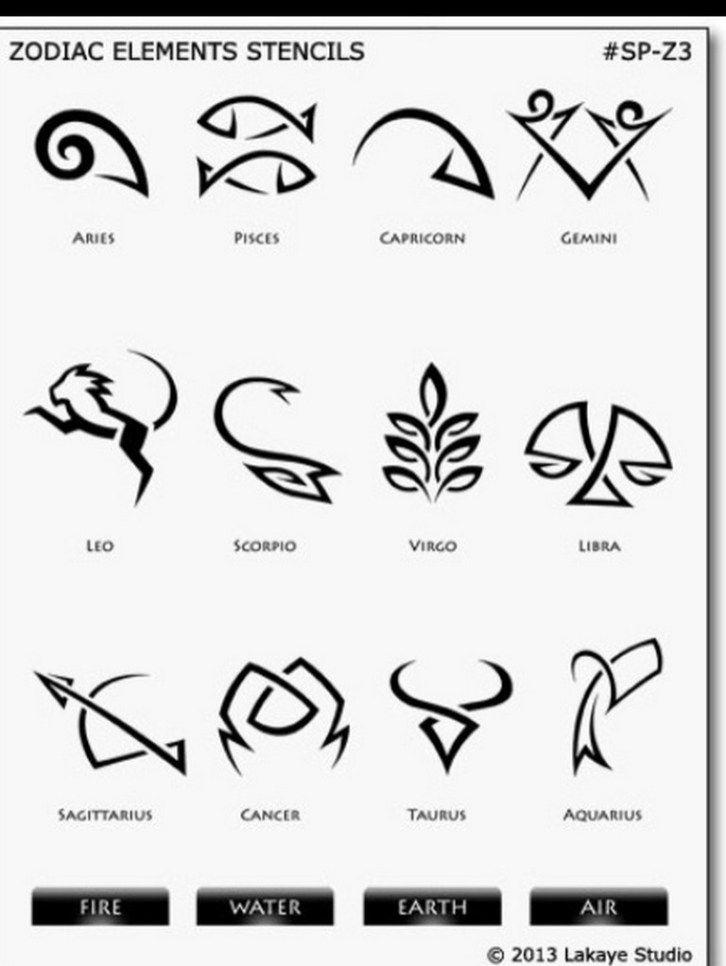 Aries Zodiac Symbol Tattoos (89)