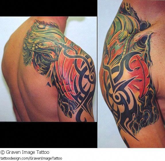 Back Shoulder Tattoo Designs Ideas (22)