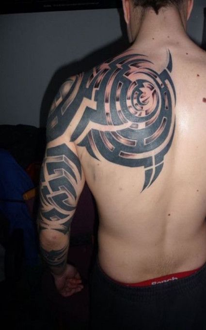 Back Shoulder Tattoo Designs Ideas (36)