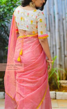 Blouse Designs For Pattu Silk Sarees (15)