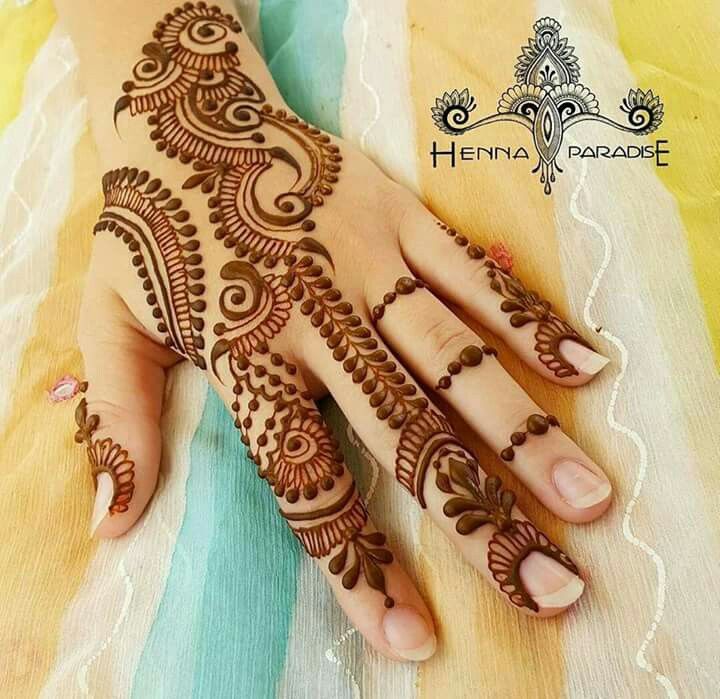 Easy Mehndi Designs Simple Latest (200)