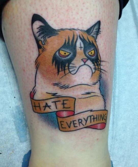 Funny Cat Tattoos