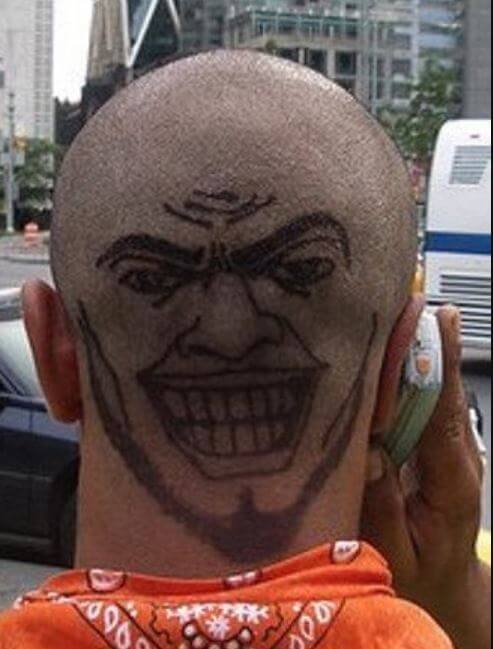 Funny Head Tattoo