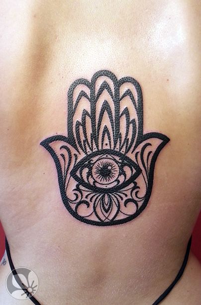 Hamsa Hand Tattoo Designs (109)
