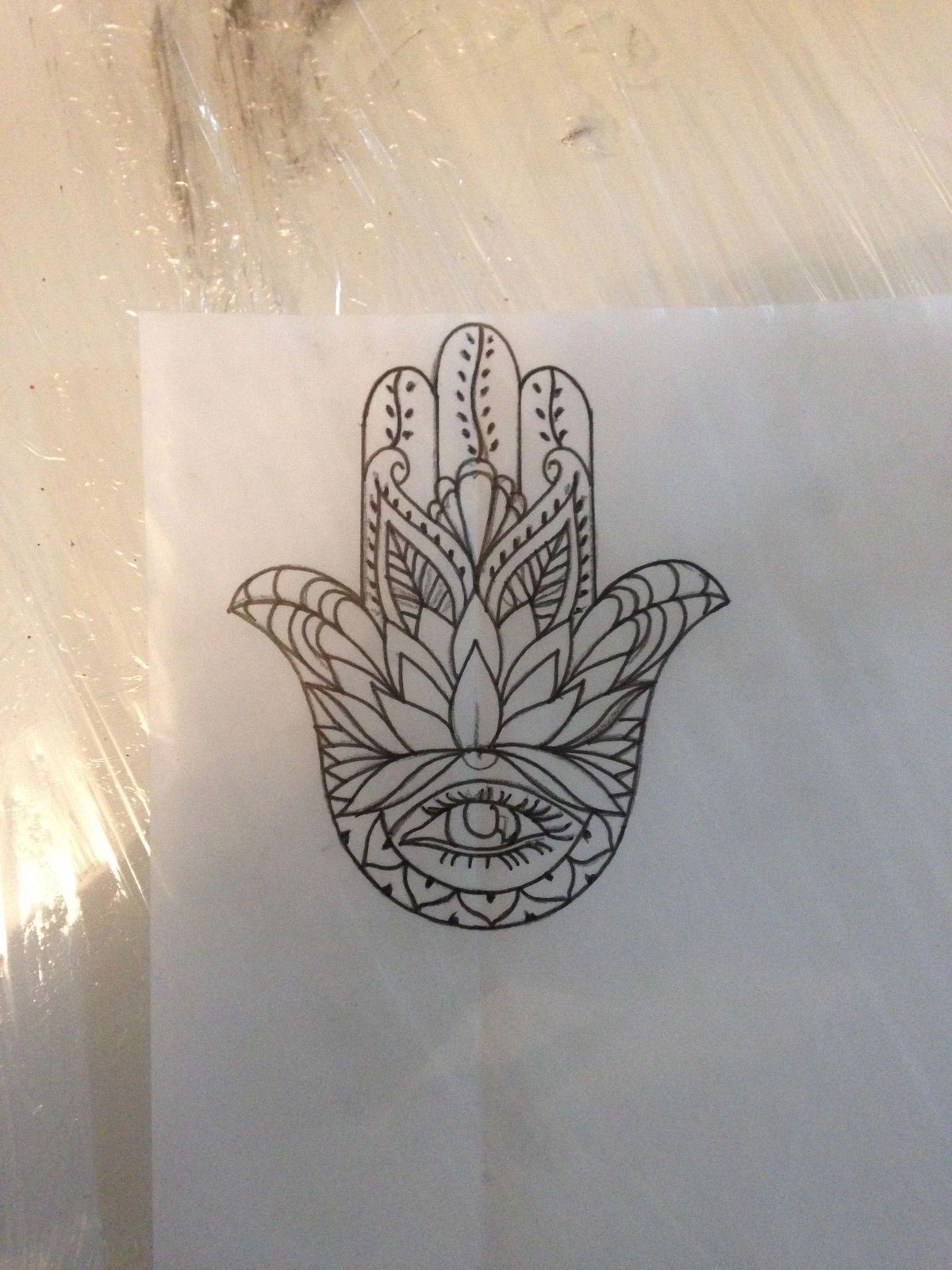 Hamsa Hand Tattoo Designs (110)