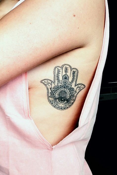 Hamsa Hand Tattoo Designs (129)