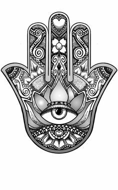 Hamsa Hand Tattoo Designs (152)