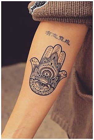 Hamsa Hand Tattoo Designs (155)