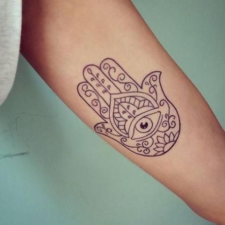 Hamsa Hand Tattoo Designs (227)