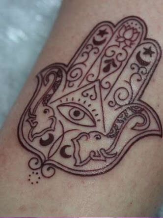 Hamsa Hand Tattoo Designs (45)