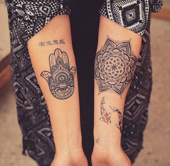 Hamsa Hand Tattoo Designs (48)