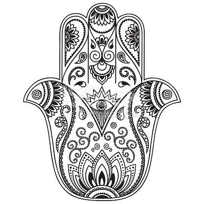 Hamsa Hand Tattoo Designs (96)