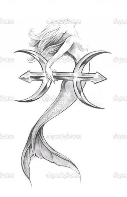 Pisces Horoscope Tattoo Zodiac Sign Fish (11)