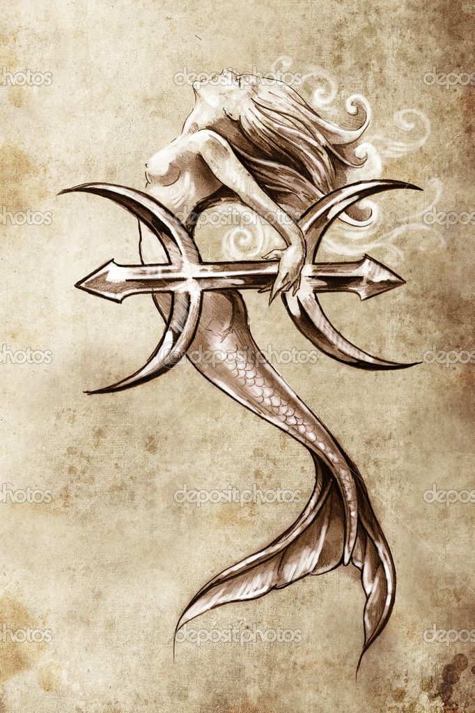 Pisces Horoscope Tattoo Zodiac Sign Fish (83)