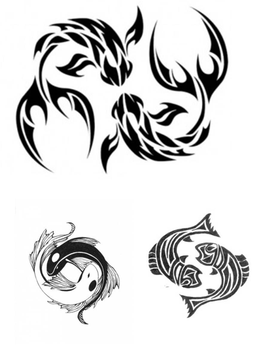Pisces Horoscope Tattoo Zodiac Sign Fish (87)